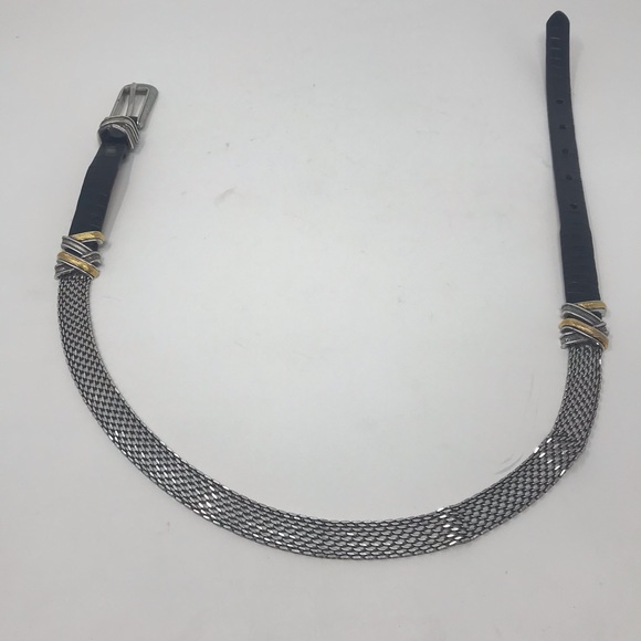 Sassy, Sexy Brighton Belt Leather Silver & Gold main image 6